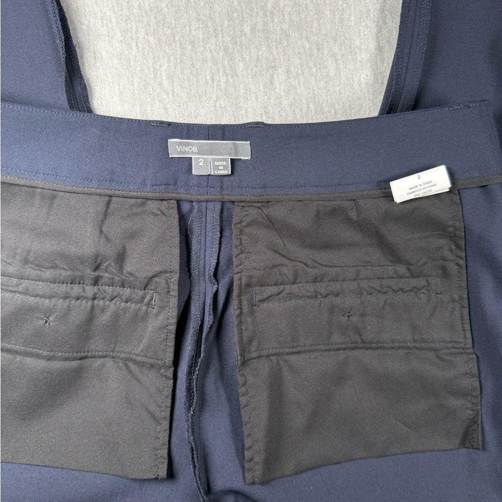 NWOT Vince Cropped Wool Blend Tapered Pants w/Tux Detailing - Picture 13 of 13